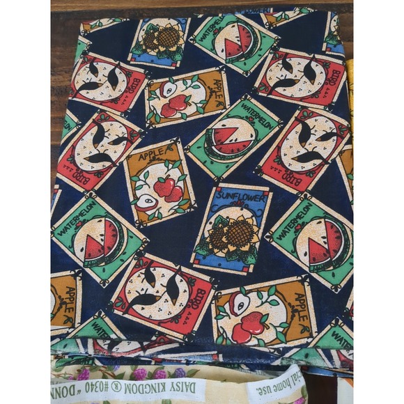 Lot of Fabric, Garden & Farm Theme, Multicolor, 2lb‎ 7oz - Picture 6 of 6